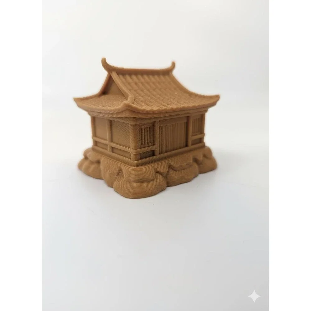 Zen Temple Hide – Japanese Pagoda Terrarium‎ Decor